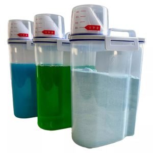 3 Porta Dispenser P/ Sabão Liquido, Amaciante, Lavanderia 2l